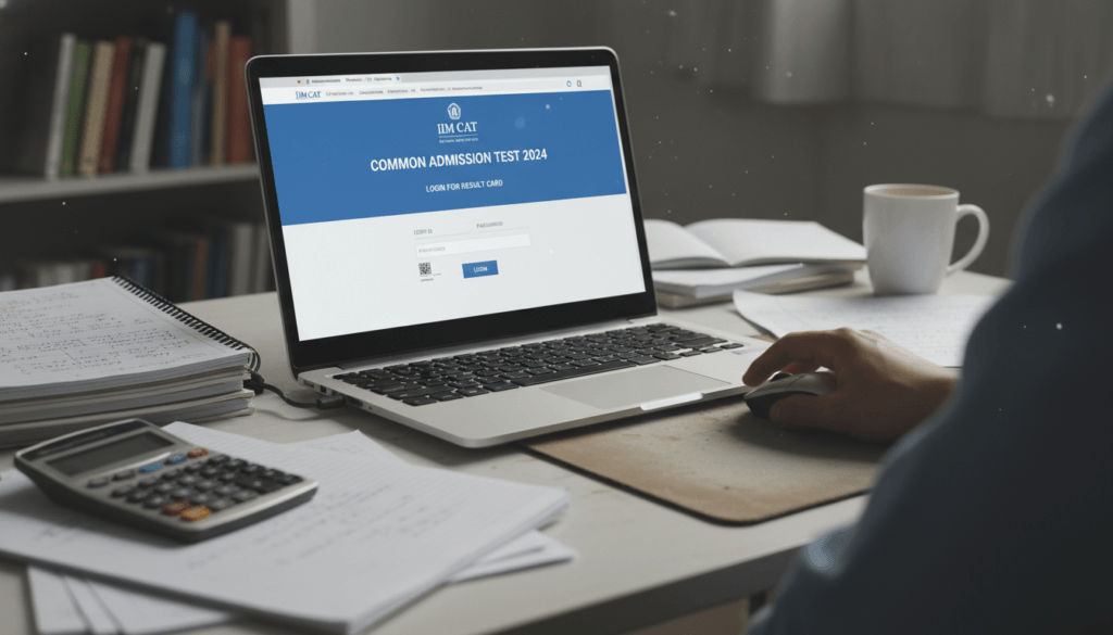 CAT 2025 answer key . CAT response sheet website image