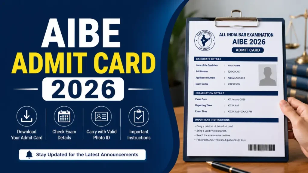 AIBE-Admit-Card-2026-Feature-image